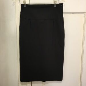 Kenar Black Skirt with Pockets